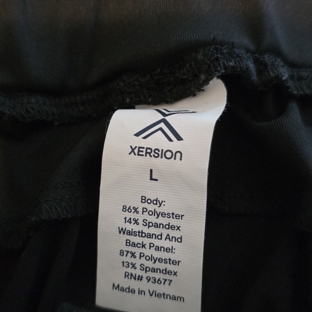 Xersion Women's Black Track Pants - Picture 3 of 4